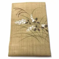 専用帯9663 ●つむぎ屋 高級 正絹 紗紬 夏帯 名古屋仕立て 名古屋帯 専用帯9663 ○つむぎ屋 高級 正絹 紗紬 夏帯 名古屋仕立て 名古屋帯