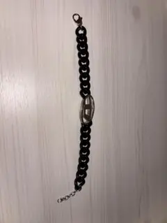 ディーゼル　ブラックブレスレット