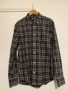 ビューティーアンドユース　長袖シャツ　チェック　M