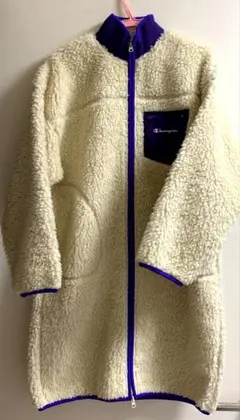 チャンピオン　ボアロングコート　ボアジャケット　サイズL