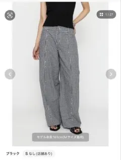 LAGUAGEM STRIPETUCKWIDEデニム ブラック 24inch - メルカリ