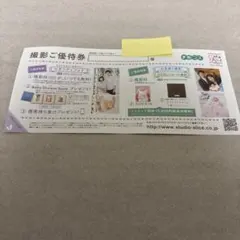 スタジオアリス 撮影ご優待券 マタニティ お宮参り