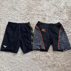 Mizuno 陸上用ショートタイツ 2枚セット M