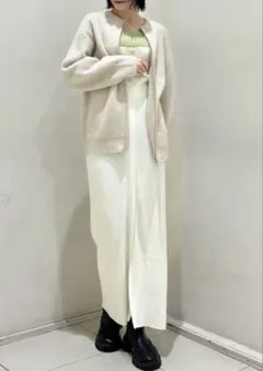 美品✳️【LAGUNAMOON】 フォックスブレンドZIPカーディガン