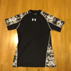 UNDER ARMOUR アンダーシャツ 黒/迷彩