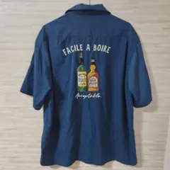 【XL】BACK NUMBER バックナンバー 刺繍 ボーリングシャツ