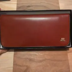 JUNKO　 赤茶 レザー 長財布　コシノジュンコ　ブラウンのサムネイル