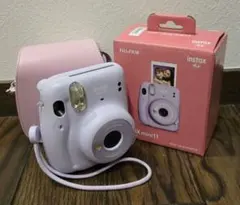 ◆チェキ 本体 instax mini11 パープル インスタント