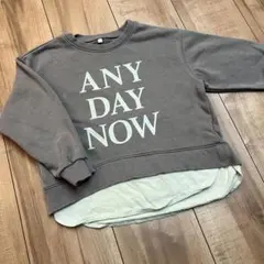 美品GU ジーユー　キッズ　ガールズ　女の子　トレーナー　スウェット　110cm