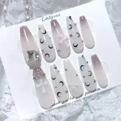 【期間限定SALE中♡】ネイルチップ 現品オーダー シズニ クロム マリーンセル