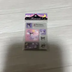 サンリオキャラクターズ　クロミ　タイルシールミニチュアチャーム　ガチャガチャ