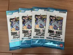 ドラゴンボールカード　マンガブースター　未開封4パック