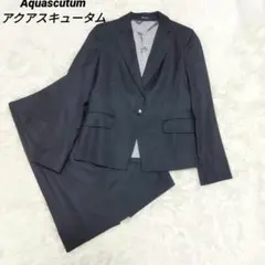 【美品】 Aquascutum シルク混 スカート スーツ セットアップのサムネイル