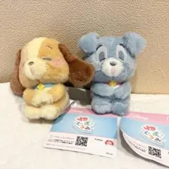 ディズニー ねむぐるみ マスコット わんわん物語 ☆レディ トランプ セット