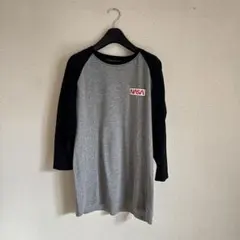 アメリカ古着NASAロゴ7部丈ロンT