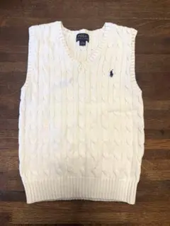 Polo by Ralph Laurenケーブル編みニットベスト　120