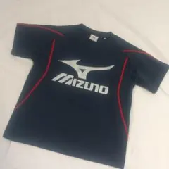 MIZUNO ミズノ キッズ Tシャツ ネイビー 130cm 丸首 スポーツに