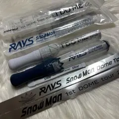 SnowMan ペンライト2本セット 銀テープ付き