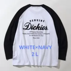 新品「キングサイズ」GENUINE DICKIES ラグラン　ロンT　2Ｌ