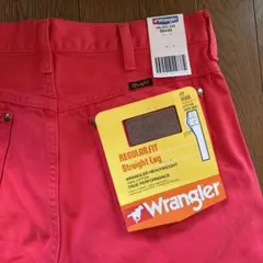 新品 Wrangler ラングラー カラーデニム レッド 30×31