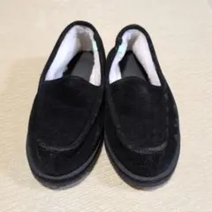 【ほぼ新品】スイコック　モックブーツ　28cm 黒 スエード　本革　モカシン ほぼ新品】スイコック モックブーツ 28cm 黒 スエード 本革