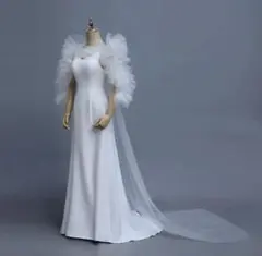 ウエディングドレス(チュールセット)