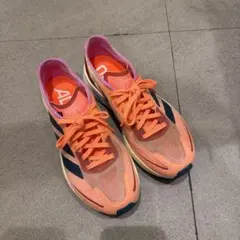 adidas ADIZERO ランニングシューズ オレンジ/ピンク