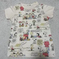 ユニクロ　UNIQLOスヌーピー プリント 半袖Tシャツ Lサイズ