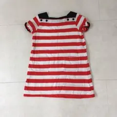 お値下げ☆プチバトー 18M 81㎝ ワンピース ボーダー