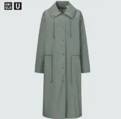 UNIQLO U ウィメンズ ナイロンコート グリーンＬサイズのサムネイル