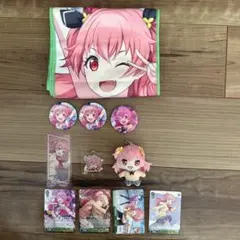 プロセカ　桃井愛莉グッズセット（タオル・バッジ・カード）