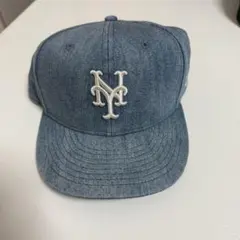 即日発送　NEW ERA 9FIFTY デニムキャップ NYロゴ　スナップバック
