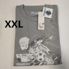 新品 UNIQLO ブルーロックUT グレー サッカー