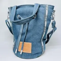 【Levi’s】デニムショルダー/トート/リメイク/アップサイクル/ミニバックのサムネイル