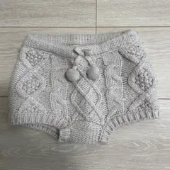 petit main ケーブル編み　ニットパンツ 80