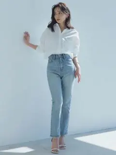 anuans Slim straight denim