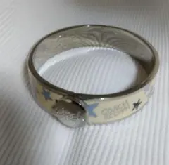 Coach バングル ホワイト/ブルー 星柄