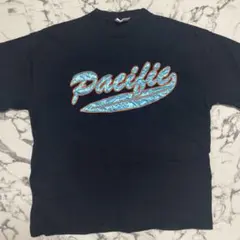 Pacific プリント Tシャツ ブラック Fのサムネイル