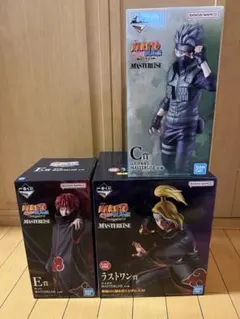 NARUTO 一番くじ 飛段 サソリ フィギュアセット + カクズフィギュア3体