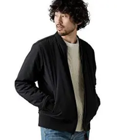 【美品】ナノユニバース シャドーボタニカル 中綿 リバーシブル MA-1