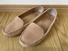 UGG ベージュ スエード モカシン