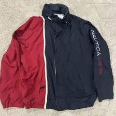 NAUTICA NS-83 ジャケット ネイビー/レッド
