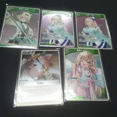 ホロライブカードゲーム　風間いろは プロモ　5枚セット　ホロカ