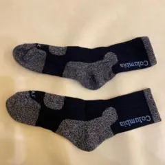 Columbia スポーツソックス ネイビー/グレー