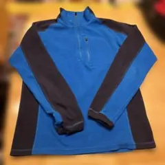 L.L.Bean ハーフジップフリース S REG 青/黒