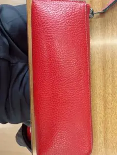 COACH レッド レザー ペンケース レディース 9422 - メルカリ