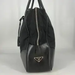 【希少】PRADA プラダ ビジネスバッグ ナイロン レザー 黒
