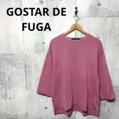 GOSTAR DE FUGA ゴスタールジフーガ メンズ 七分袖パイルスウェット