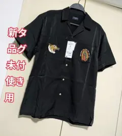 新品タグ付き タイガー&マリア刺繍開襟半袖シャツ Mサイズのサムネイル
