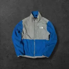 US規格The North FaceデナリボアフリースアウターグレーブルーB41